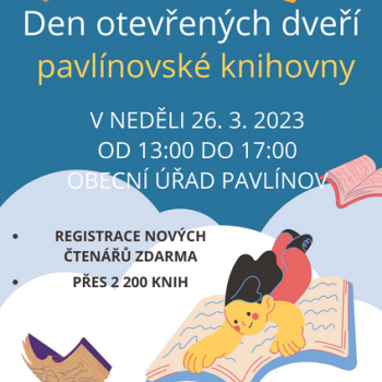 Den otevřených dveří pavlínovské knihovny 
