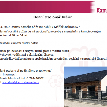 Denní stacionář Měřín